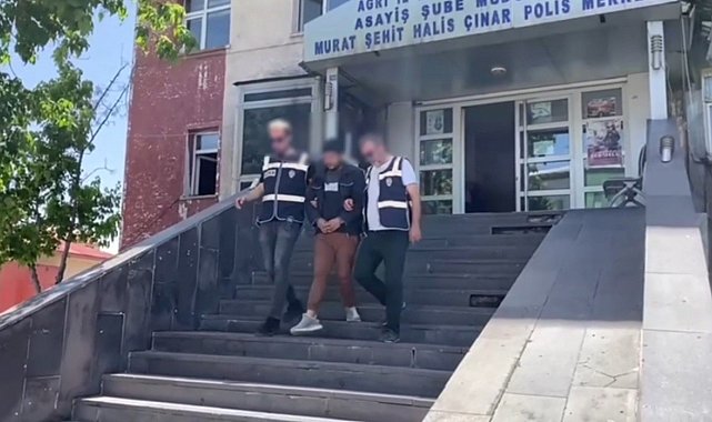 Ağrı&#039;da 20 yı hapis cezası bulunan dolandırıcılık ve silahlı yağma şüphelisi yakalandı