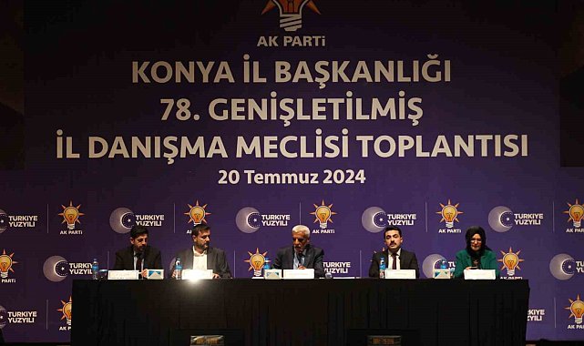 AK Parti Konya İl Başkanlığı 78. Genişletilmiş İl Danışma Meclisi Toplantısı gerçekleştirildi