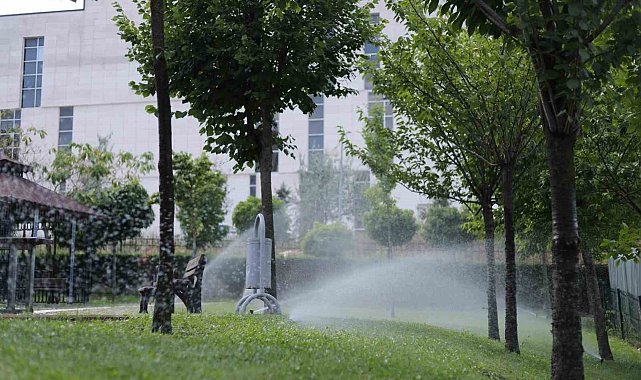 Akıllı sulama sistemi ile yeşil alanlar kurumayacak