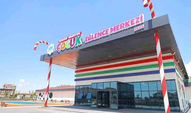 Aksaray Belediyesinden çocuklara eğlence merkezi