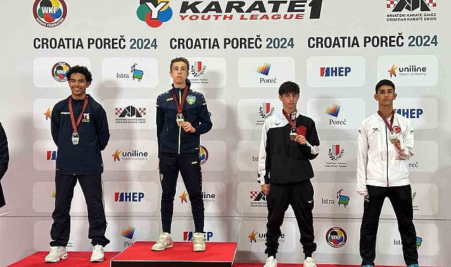 Aliağalı sporcu Demhat Göktaş karatede dünya üçüncüsü oldu