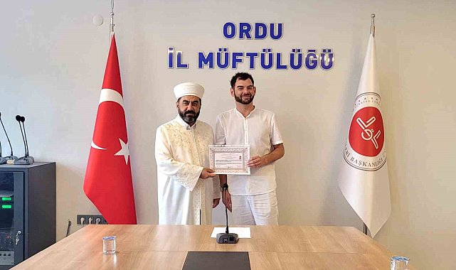 Alman vatandaşı, Ordu'da Müslüman oldu