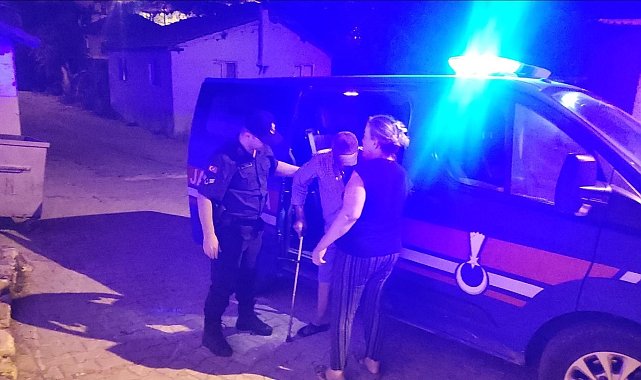 Alzheimer hastası yaşlı şahsı jandarma buldu