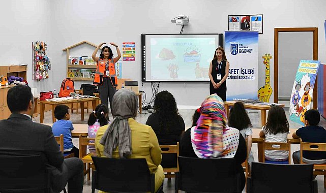 Ankara Büyükşehir Belediyesinden okul öncesi çocuklara afet farkındalık eğitimi