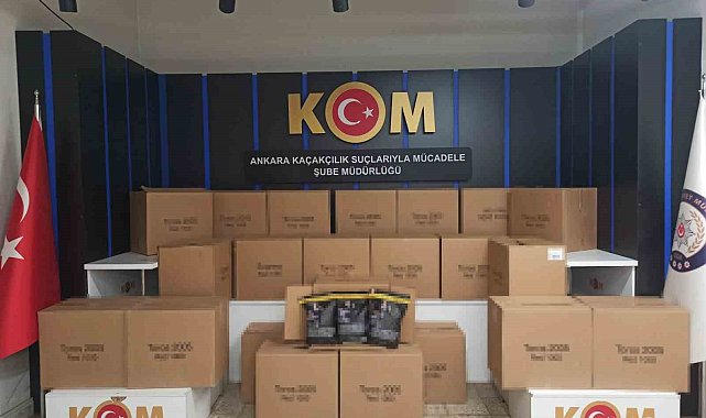 Ankara Emniyeti kamuyu zarara uğratan 33 kişilik çeteyi çökertti