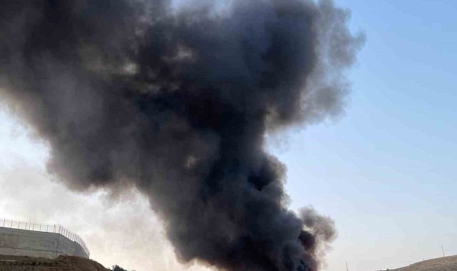 Ankara'da çöp toplama alanında yangın