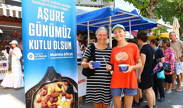 Antalya Büyükşehir Belediyesi 40 bin aşure ikram edecek