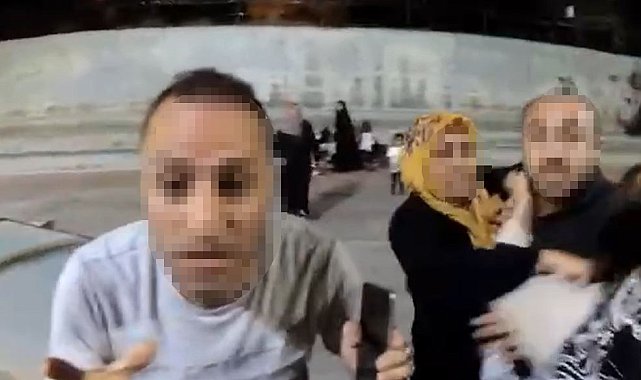 Arnavutköy'de ilginç olay, bisiklet parkurunda bisiklet süren çocuğa saldırı