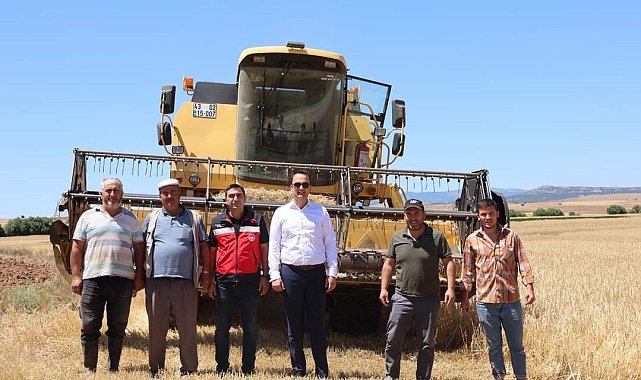 Aslanapa&#039;da biçerdöver kontrolü