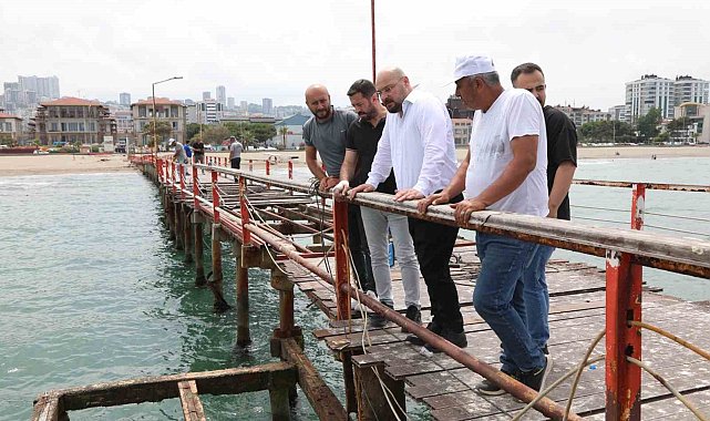 Atakum Halk İskelesi yeniden hizmete açılıyor