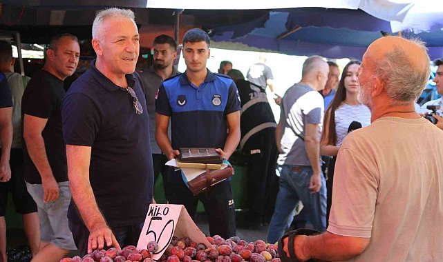 Atakum'da zabıtadan pazar denetimi