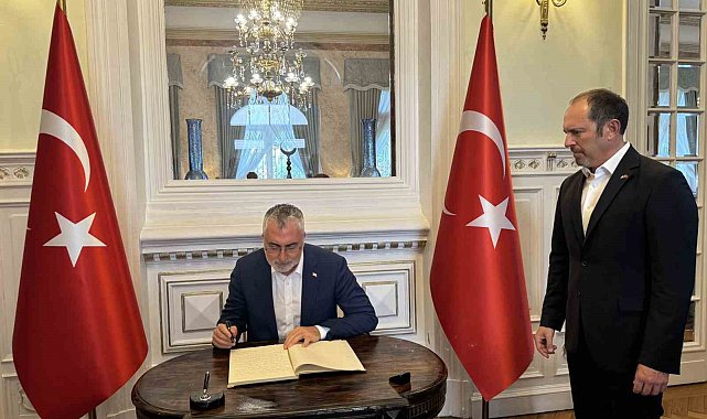 Bakan Işıkhan'dan Türkiye'nin Bükreş Büyükelçiliğine ziyaret