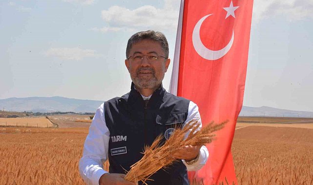 Bakan Yumaklı, yerli buğday tohumlarının hasadına katıldı