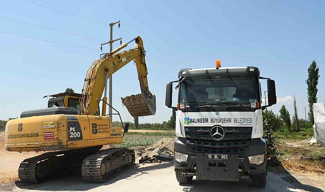 Balıkesir Büyükşehir, 4 ayda 30 kilometre yol yaptı