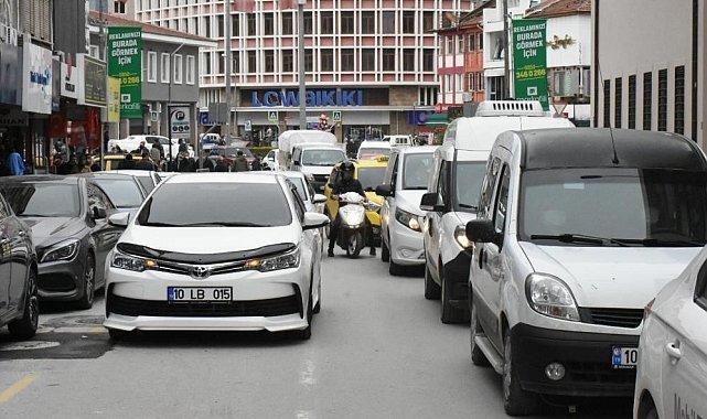 Balıkesir'de Haziran ayında araç sayısı 613 bin 784 oldu