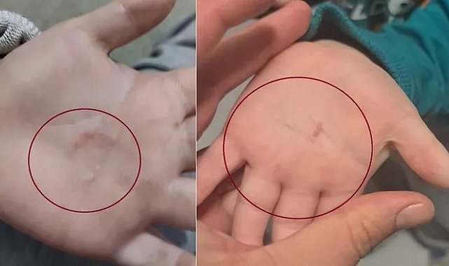 Bandırma Belediyesi'ne ait kreşteki skandal güvenlik kamerasına yansıdı