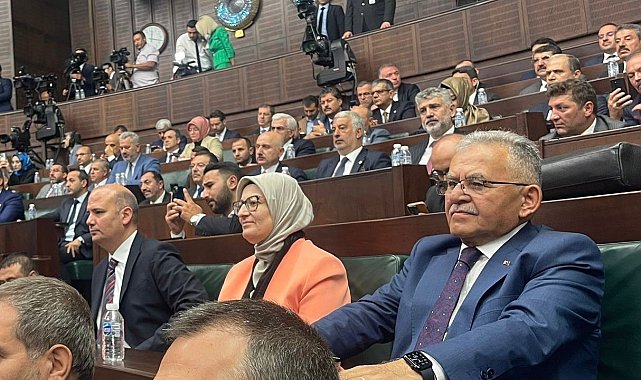 Başkan Büyükkılıç; TBMM'de Cumhurbaşkanı Erdoğan'ın hitaplarını dinledi