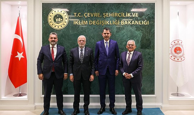Başkan Büyükkılıç'tan yeni bakanlara 'hayırlı olsun' ziyareti