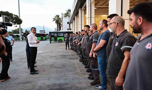 Başkan Çavuşoğlu'ndan ilk sefer öncesi Ulaşım AŞ'ye ziyaret