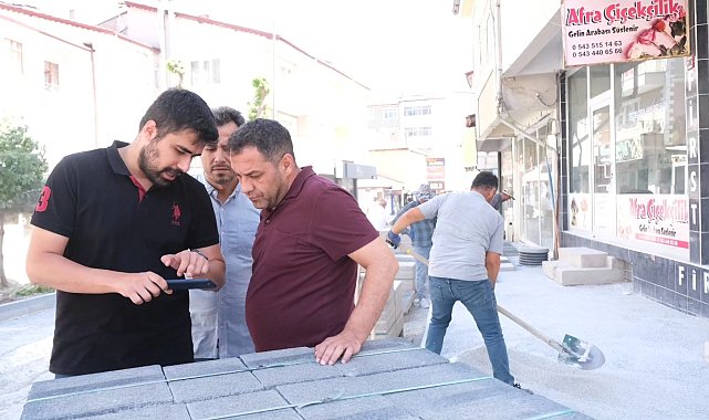 Başkan Ekinci, çalışmaları yerinde inceledi
