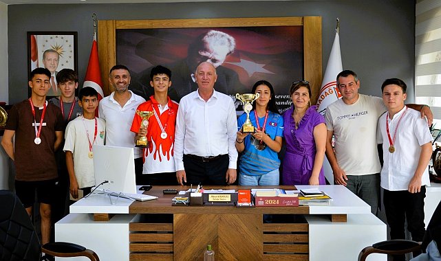 Başkan Kumral, Babadağlı şampiyonları kutladı