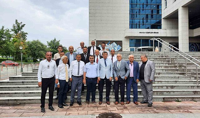 Başkan Künkcü ve şoförler odası başkanlarından Ankara çıkarması