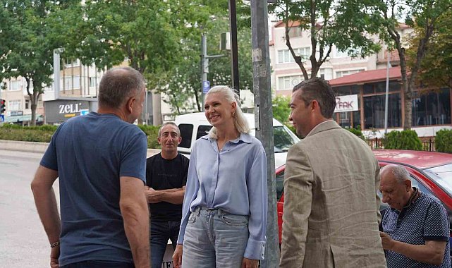 Başkan Subaşı mesaiye çay molası verdi