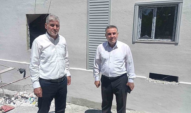 Başkan Süner, geçici konaklama merkezini inceledi