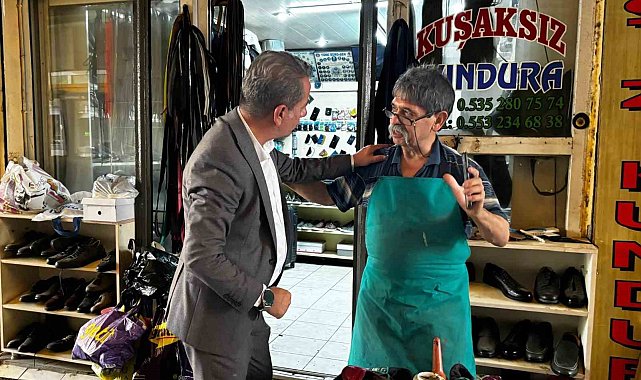 Başkan Yetişkin Ayakkabıcılar Çarşısı esnafı ile buluştu