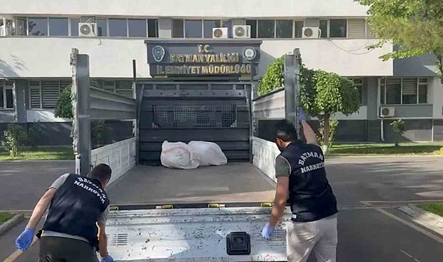 Batman'da kamyonet kasasında 45 kilo esrar ele geçirildi