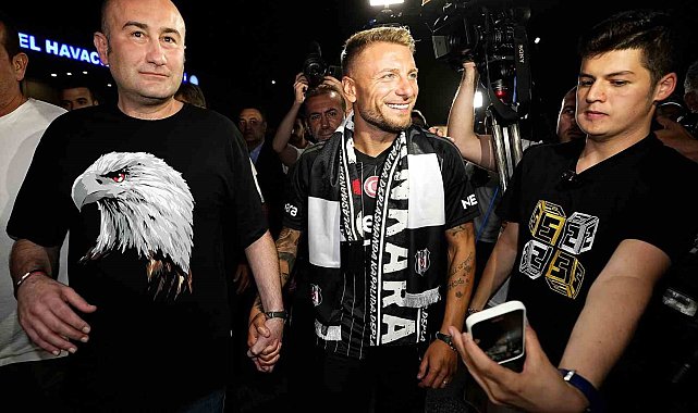 Beşiktaş'ın yeni transferi Immobile İstanbul'da
