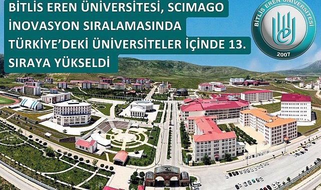 BEÜ, SCIMAGO İnovasyon sıralamasında 13'üncü sıraya yükseldi
