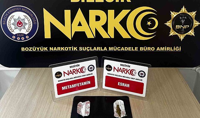 Bilecik'te düzenlenen uyuşturucu operasyonunda 1 şüpheli yakalandı