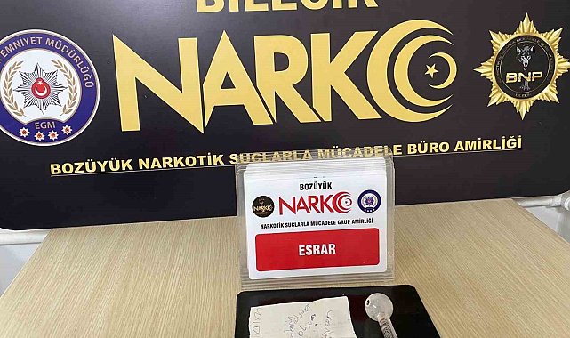 Bilecik'te şüpheli şahıs uyuşturucu madde ile yakalandı