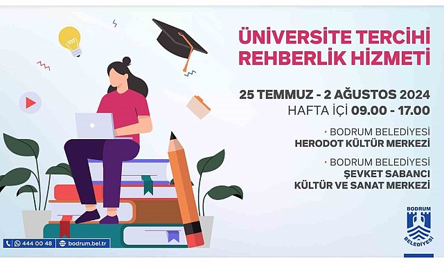 Bodrum Belediyesi'nden üniversite tercih danışmanlığı hizmeti