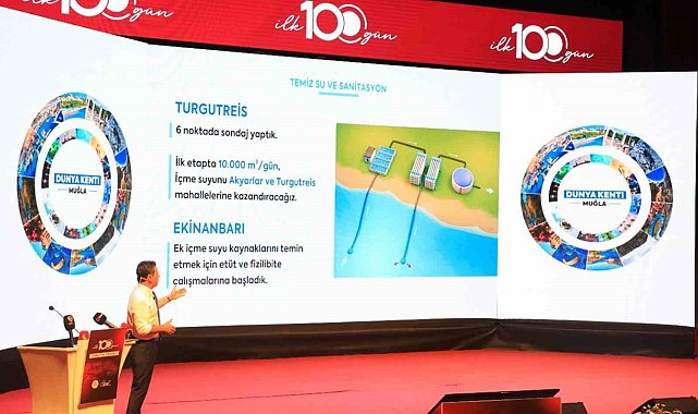 Bodrum'da denizden su arıtma projesi hayata geçiyor