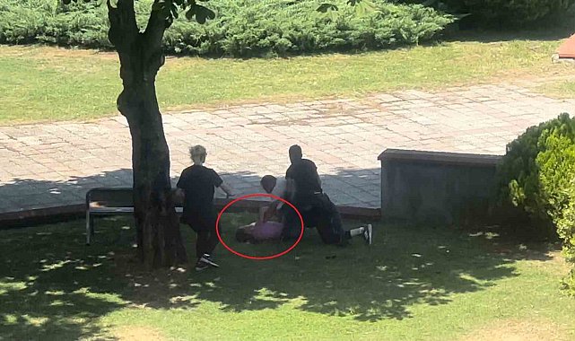 Boşanma aşamasındaki eşini valilik önünde boğmaya çalıştı