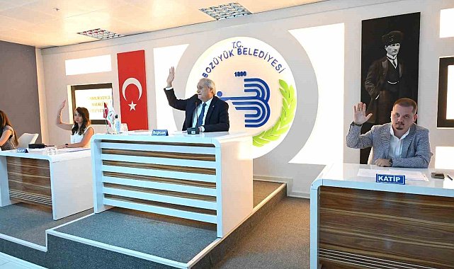 Bozüyük Belediye Meclisi Temmuz ayı toplantısı ilk birleşimi yapıldı