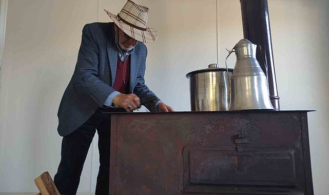 Bu köyde yaz kış soba yanıyor