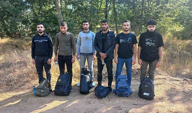Bulgaristan'a geçmeye çalışan 6 göçmen sınırda yakalandı