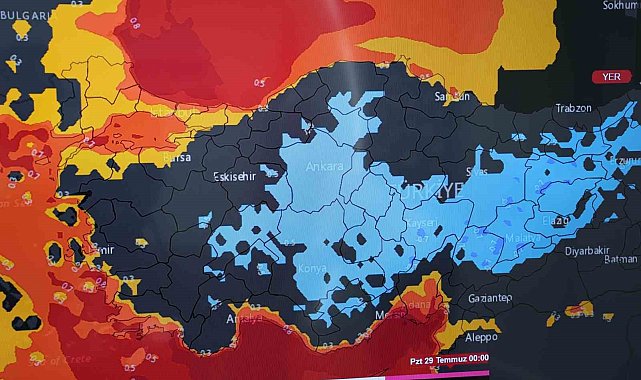 Bunaltıcı sıcaklık yerini sağanak yağışa bırakacak