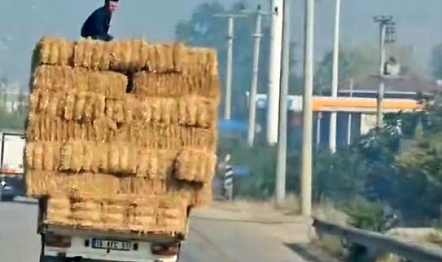 Bursa'da tehlikeli yolculuk kamerada