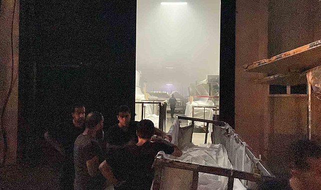 Bursa'da tekstil fabrikasında yangın