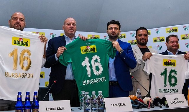 Bursaspor'un sırt sponsoru Uludağ İçecek oldu