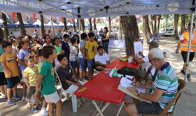Büyükşehir Mizah ve Karikatür Şenliği'ni çocuklarla buluşturdu