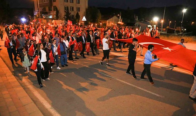 Çameli'nde 15 Temmuz şehitleri Azerbaycanlı konuklarla birlikte anıldı