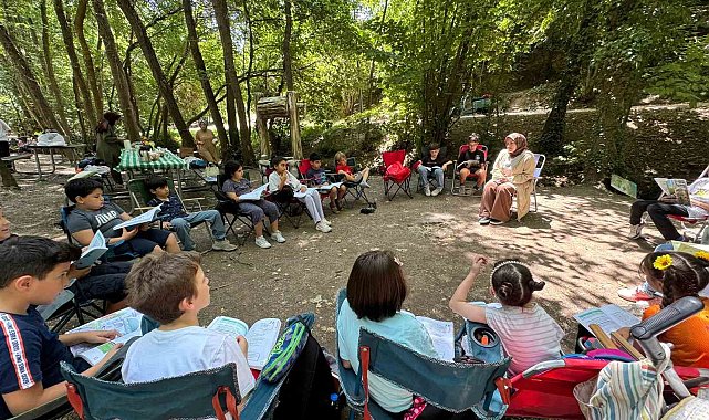 Çocuklar yaz tatilini dolu dolu geçiriyor