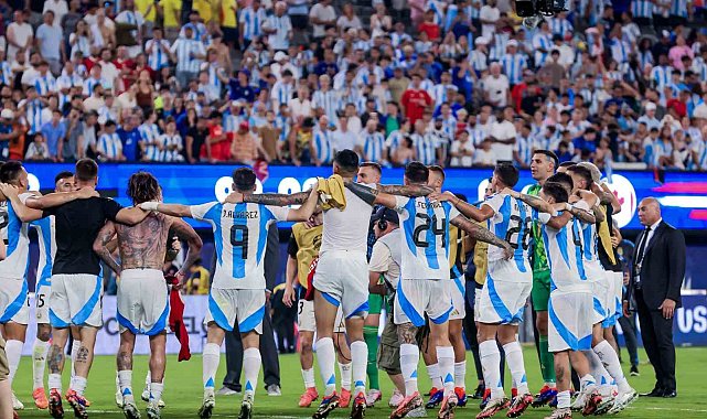 Copa America'da ilk finalist Arjantin oldu