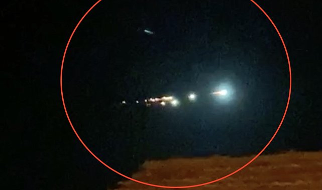 Çorum&#039;da gökyüzünde tanımlanamayan parlak cisim merak uyandırdı