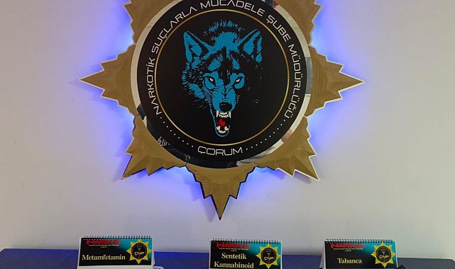 Çorum'da uyuşturucuyla yakalanan 8 kişi tutuklandı